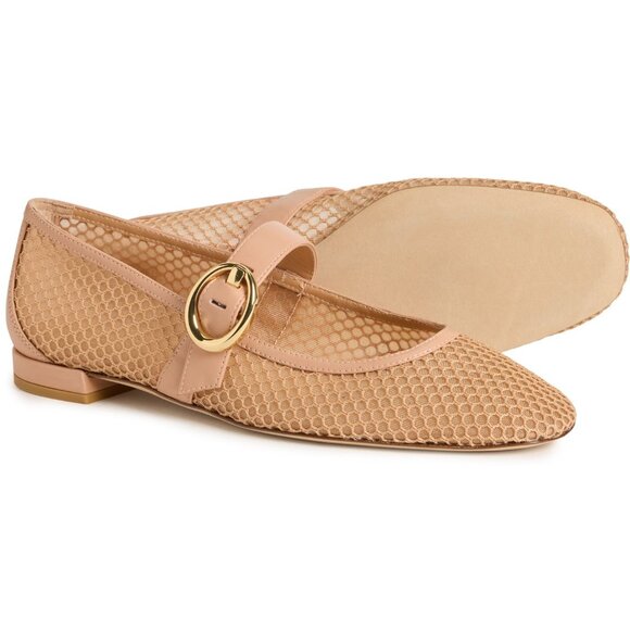***Stuart Weitzman Made in Spain Arabella Mary Jane Flats (For Women)*** - Picture 1 of 6